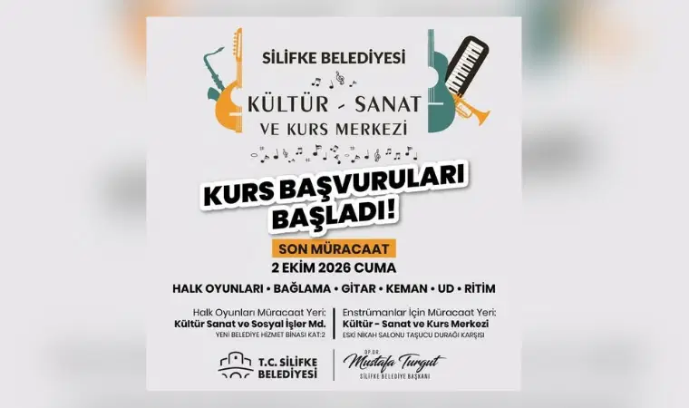 Silifke'de Halk Oyunları ve Enstrüman Kurslarıyla Sanat Seferberliği Başladı