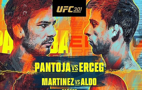 Alexandre Pantoja ve Steve Erceg, UFC 301 Ana Kart'ta kemer mücadelesi için karşı karşıya gelecek!  – SPOR DALLARI