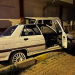 Polisten kaçan alkollü sürücü, evinin otoparkında yakalandı