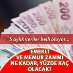 EMEKLİ VE MEMUR MAAŞ ZAMMI ENFLASYON FARKI (2025 MAYIS) || Gözler 5 aylık oranlarda! Memur ve emekli maaş zammı enflasyon farkı ne kadar, yüzde kaç olacak? En düşüm memur maaşı ne kadar kaç TL olacak?