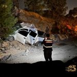 Kaza yapan pikapta sıkışan sürücü UMKE personelince kurtarıldı