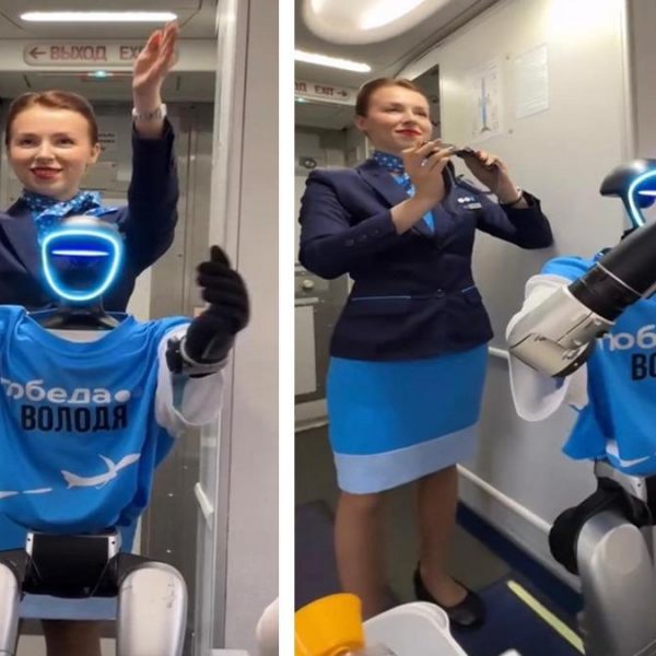 Rus havayolu şirketinden dünyada ilk kez robot kabin memuru testi