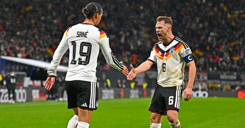 Galatasaray forması giyen Leroy Sane, Almanya’nın Slovakya ile oynadığı Dünya Kupası Elemeleri maçının ilk yarısında 2 gol kaydetti! –