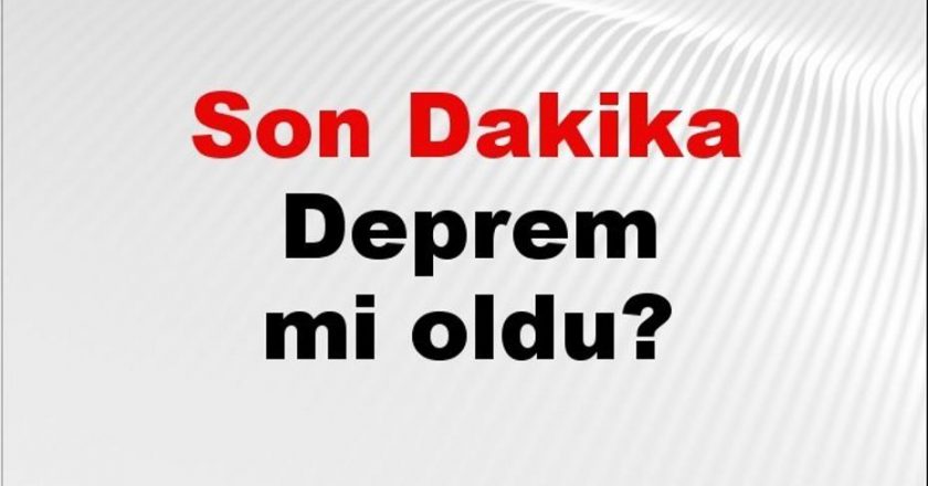 Van’da Deprem Mi Gerçekleşti? Son Durum ve Detaylar 3 Aralık 2025