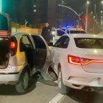 Sarhoş şoför, emniyet müdürü yardımcısının aracına çarparak kaza yaptı.